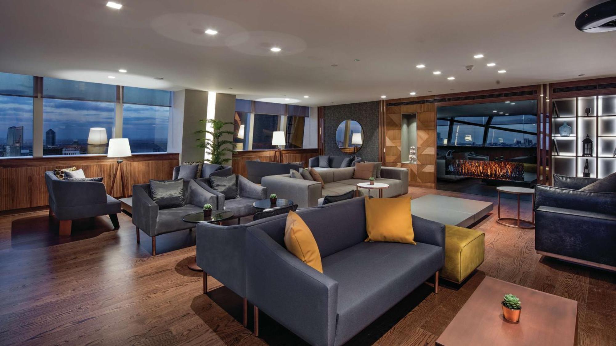 Hilton Istanbul Maslak Hotel Exterior photo The lounge at Istanbul Ataturk Airport